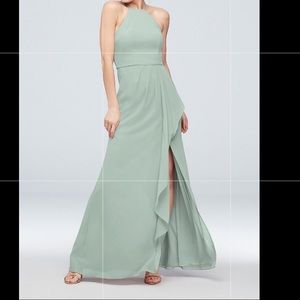 Dusty sage green dress